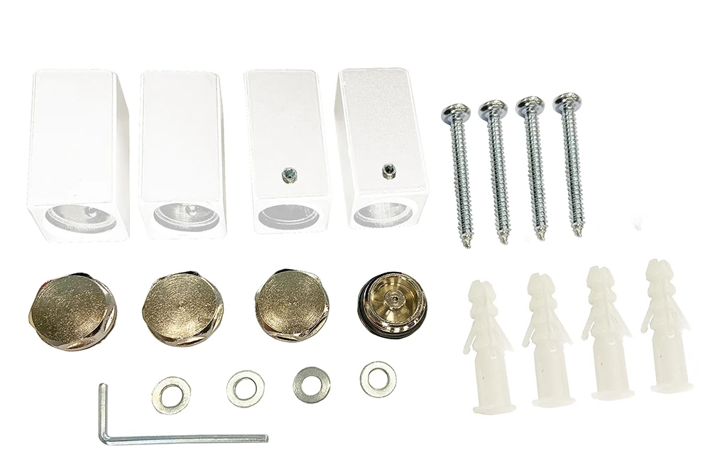 kit de fixation blanc pour radiateur décoratif Tower