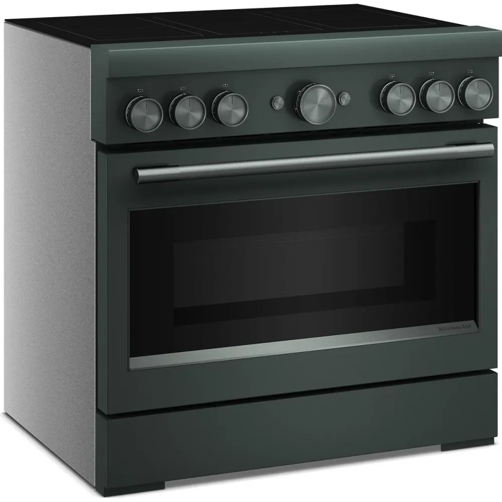KitchenAid Cuisinière autoportante à induction de 36 pouces avec 6 éléments KFIS936SJP