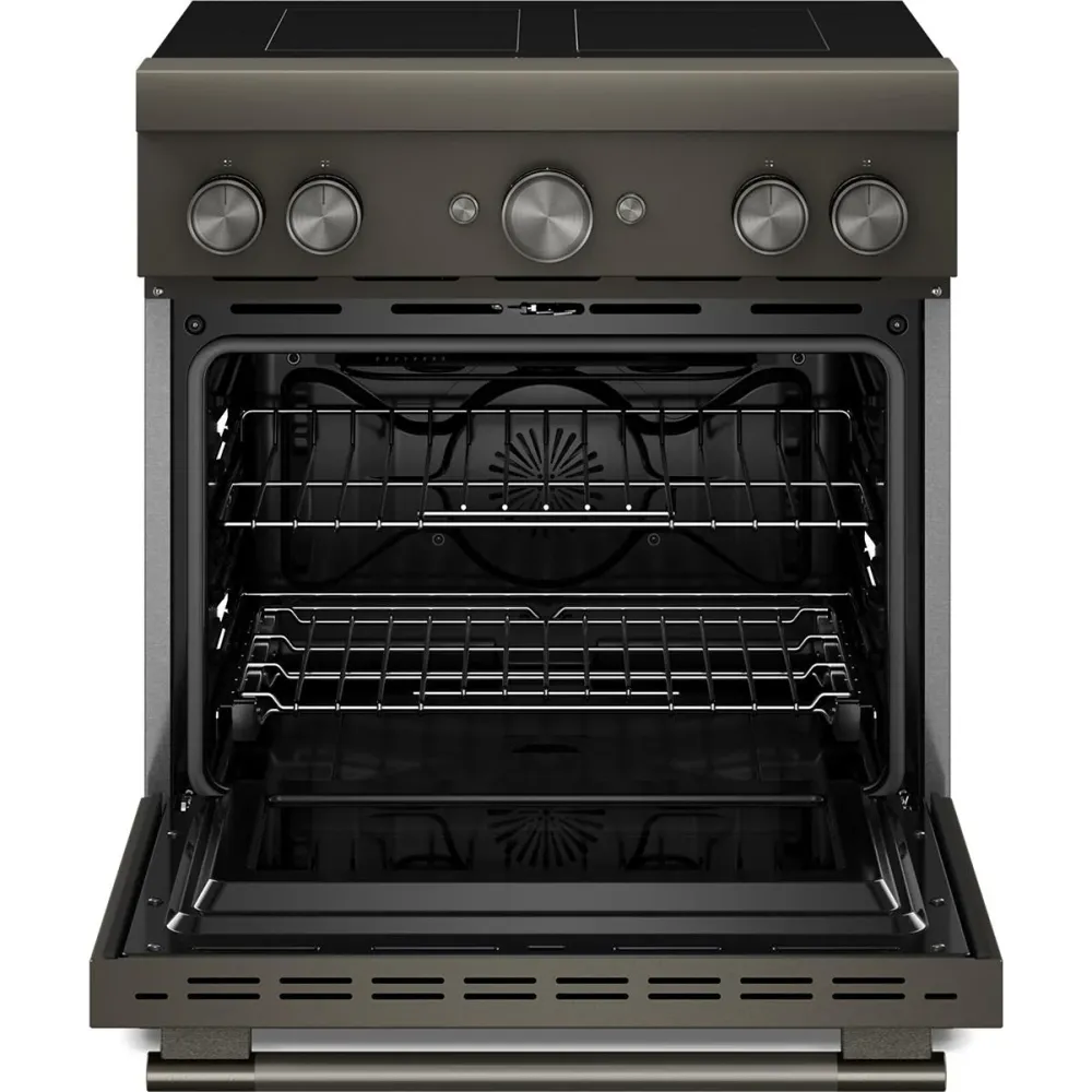 KitchenAid Cuisinière autoportante à induction de 30 pouces avec 4 éléments KFIS930SBE