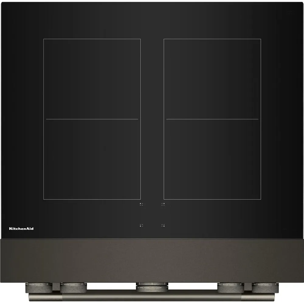 KitchenAid Cuisinière autoportante à induction de 30 pouces avec 4 éléments KFIS930SBE