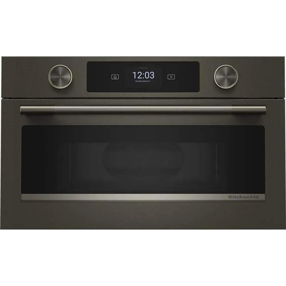 KitchenAid Four à micro-ondes encastrable de 30 pouces avec technologie convection KMBS730SBE