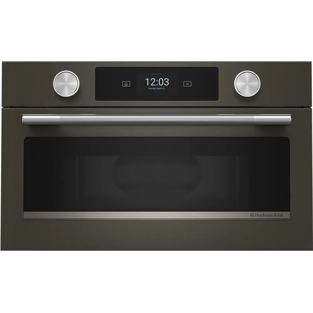 KitchenAid Four à micro-ondes encastrable de 30 pouces avec technologie convection KMBS730SBE
