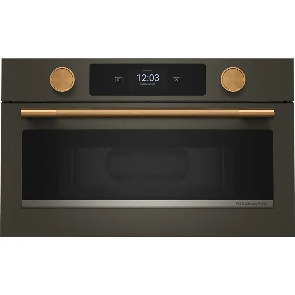 KitchenAid Four à micro-ondes encastrable de 30 pouces avec technologie convection KMBS730SBE