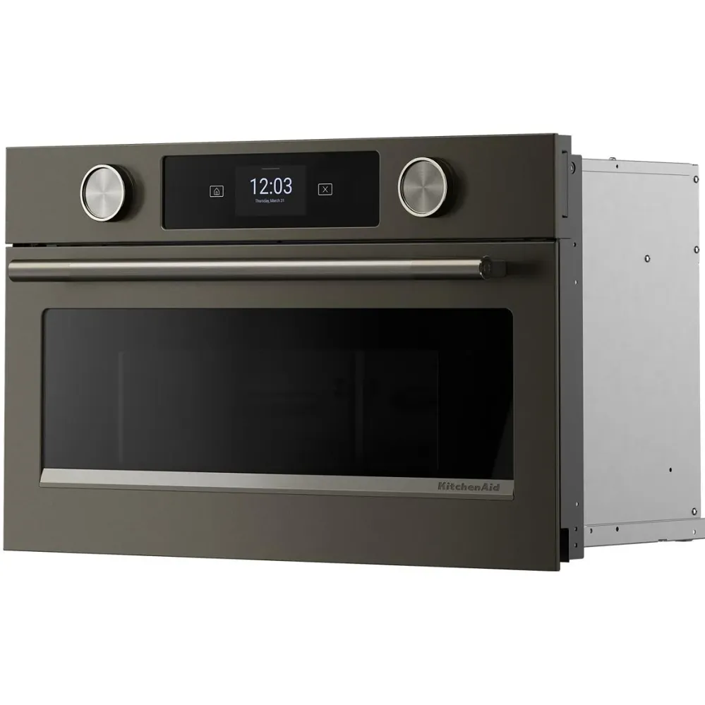 KitchenAid Four à micro-ondes encastrable de 30 pouces avec technologie convection KMBS730SBE