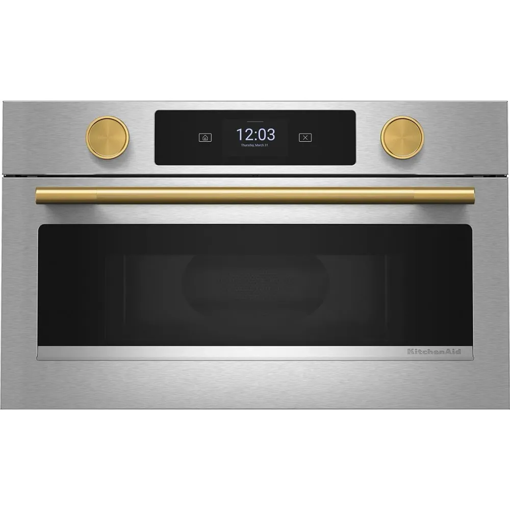 KitchenAid Four à micro-ondes encastrable de 30 pouces avec technologie convection KMBS730SPS