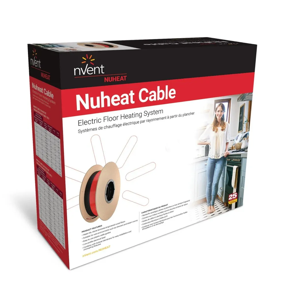 Kits de câbles nVent Nuheat, 120 V, 50 pi², modèle N1C050*