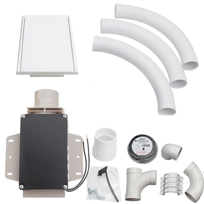 Kits d'installation d'aspirateur rétractable Chameleon