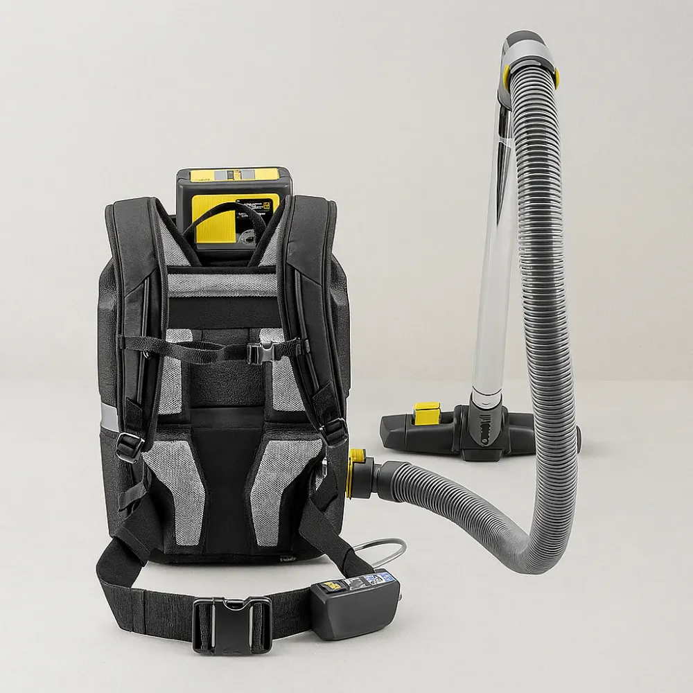 Kärcher BVL 3/1 Bp Pack – Aspirateur dorsal à batterie 4,5 kg sans fil professionnel