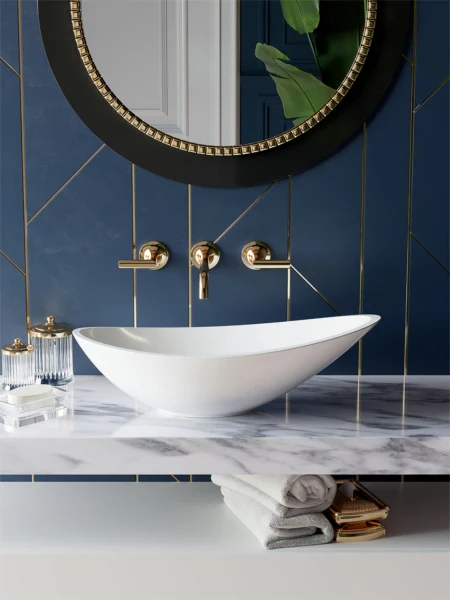 Lavabo-vasque Cavalli - Blanc brillant