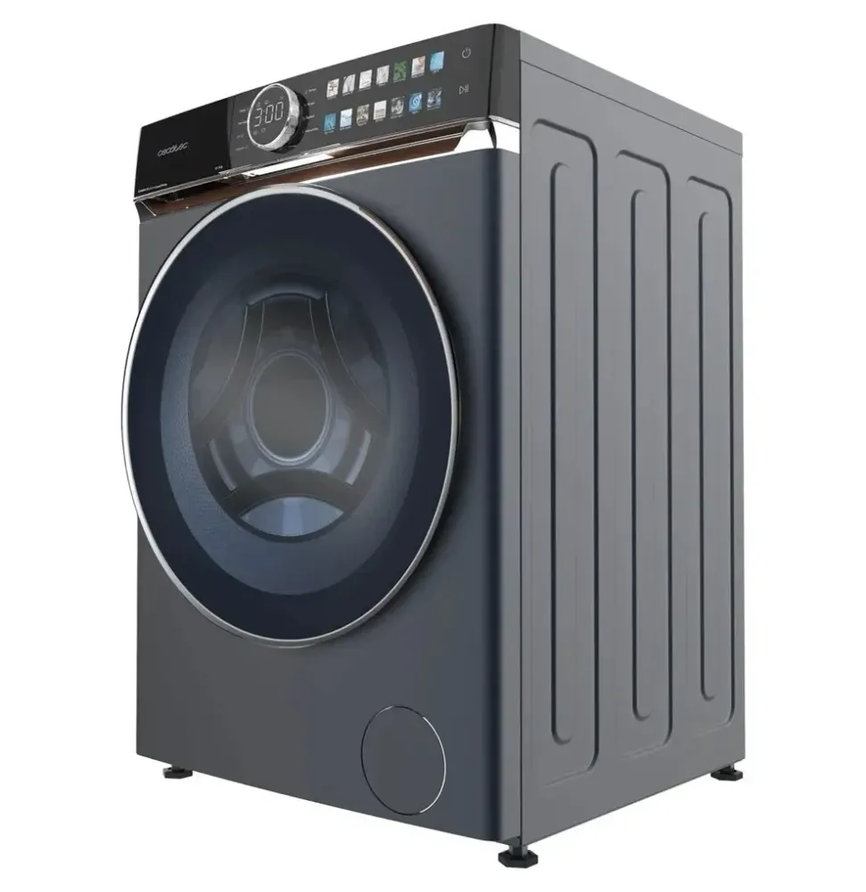 Lave linge Cecotec Bolero 12980 12 kg Direct Drive bleu écran FullColor SteamMax Spa Care fonctions avancées