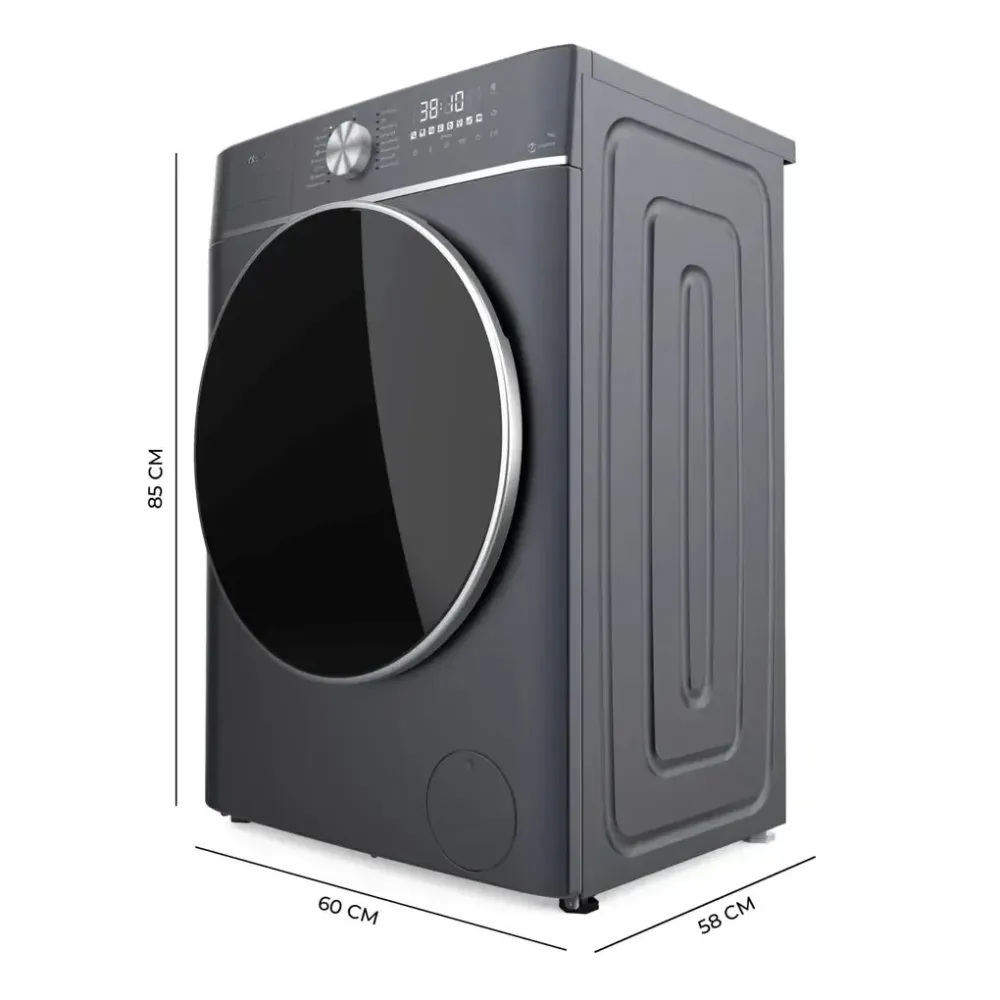 Lave linge sechant Bolero WashDry 10680 Inverter Ice Blue 10 kg 1400 rpm 16 programmes technologie antibacterienne Cecotec