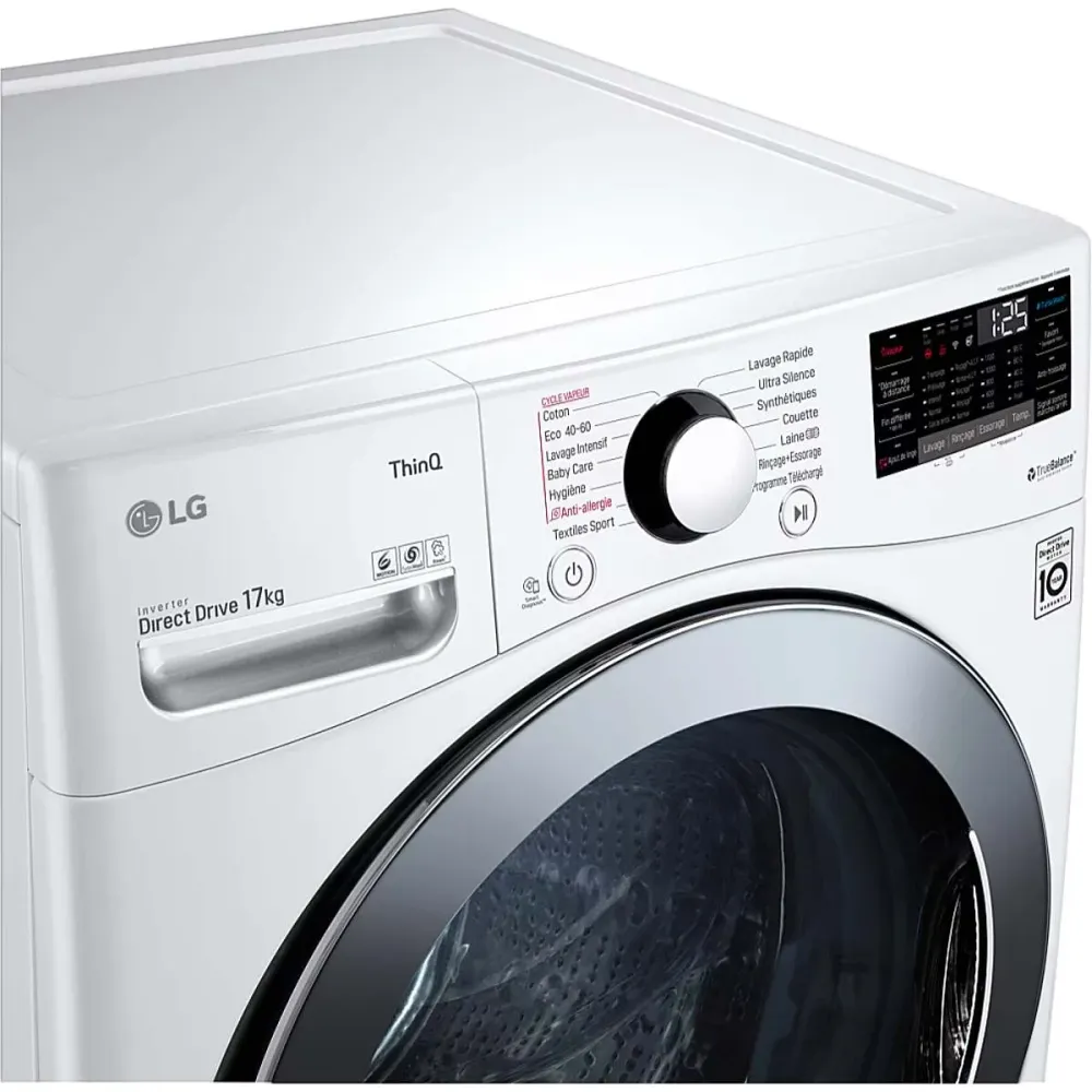 Lave-linge LG F71P12WH 17Kg 1100trs/min