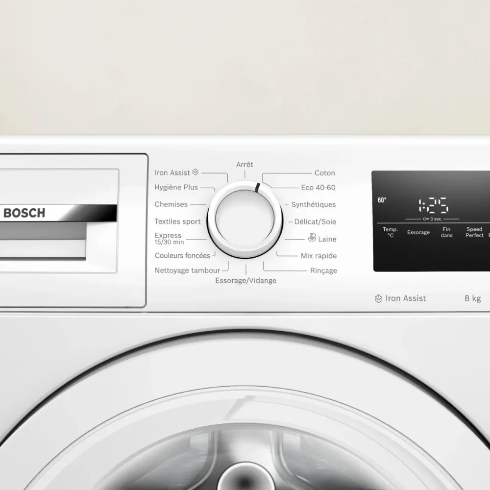 Lave-linge hublot 8kg BOSCH WAN28258FR