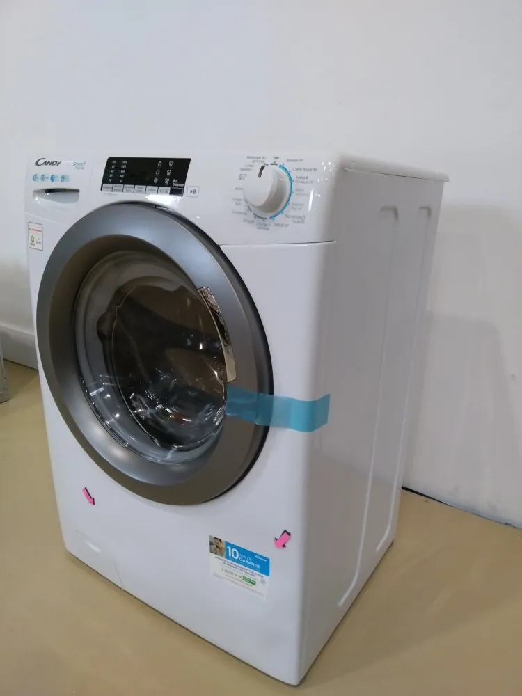 Lave-linge hublot Candy CSS1410TWMRE – 10 kg – 1400 tr/min – Blanc