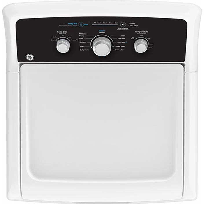 GE Laveuse à chargement vertical de 4,4 pi. cu. avec agitateur GTW334BMRWS