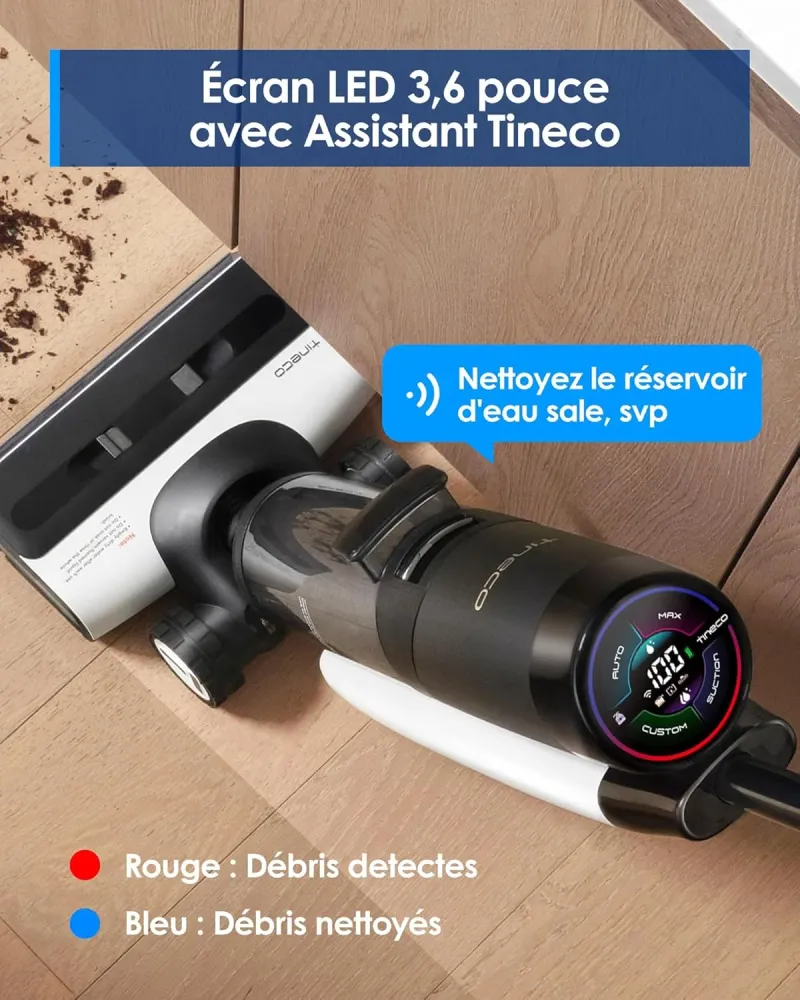 Aspirateur Laveur sans Fil Tineco FLOOR ONE S7 Series – Sec & Humide LB PREMIUM