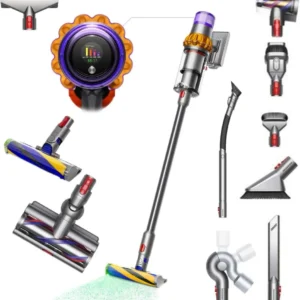 Dyson V15 Detect Total Clean Extra, Aspirateur sans fil, édition spéciale avec 10 accessoires LB PREMIUM