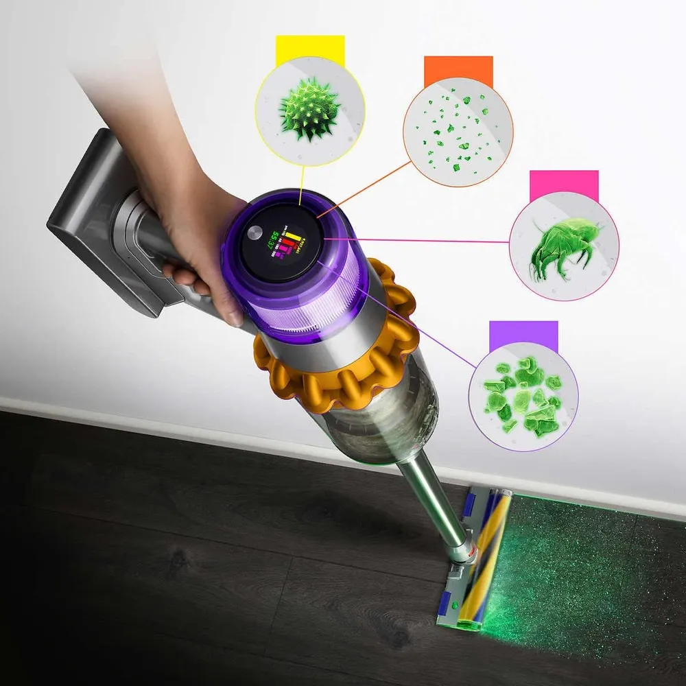 Dyson V15 Detect Total Clean Extra, Aspirateur sans fil, édition spéciale avec 10 accessoires LB PREMIUM