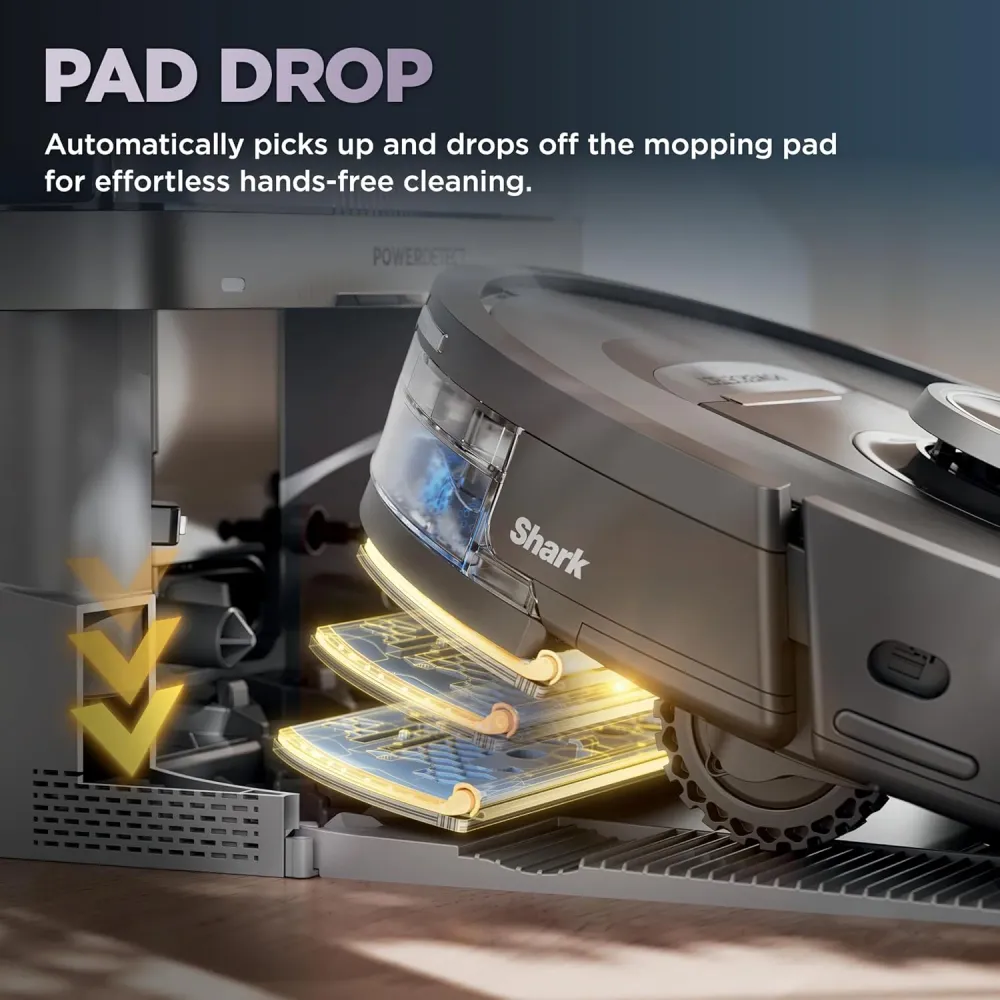 Robot Aspirateur & Laveur ,Shark PowerDetect NeverTouch Pro 2-en-1 . LB PREMIUM