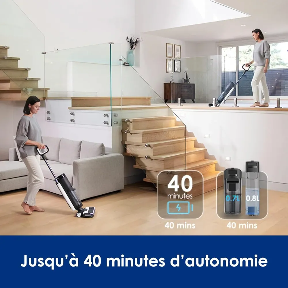 Tineco Floor One S7 Pro Series – Aspirateur laveur sec & humide intelligent sans fil LB PREMIUM