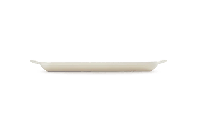Grill 32cm Rectangulaire Tradition Meringue LECREUSET