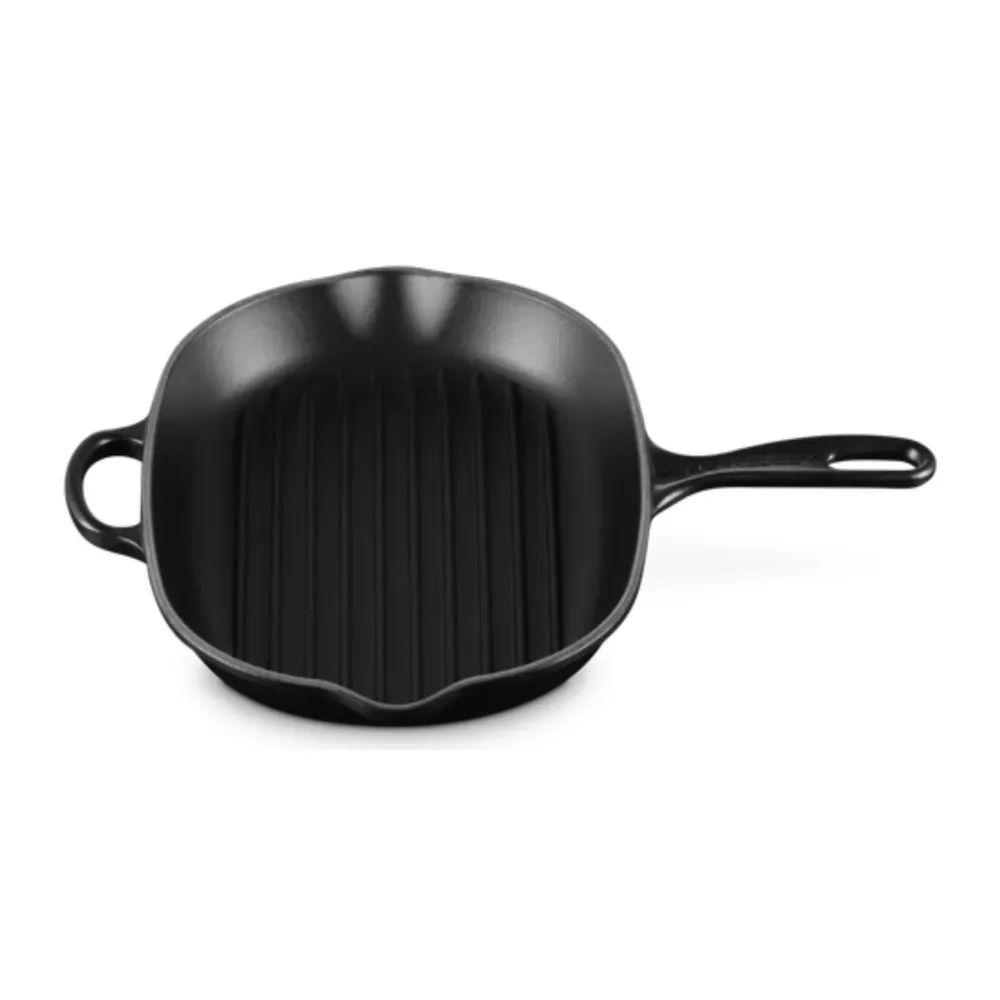 Skillet 32cm Grill Ovale En Fonte Emaillée LECREUSET