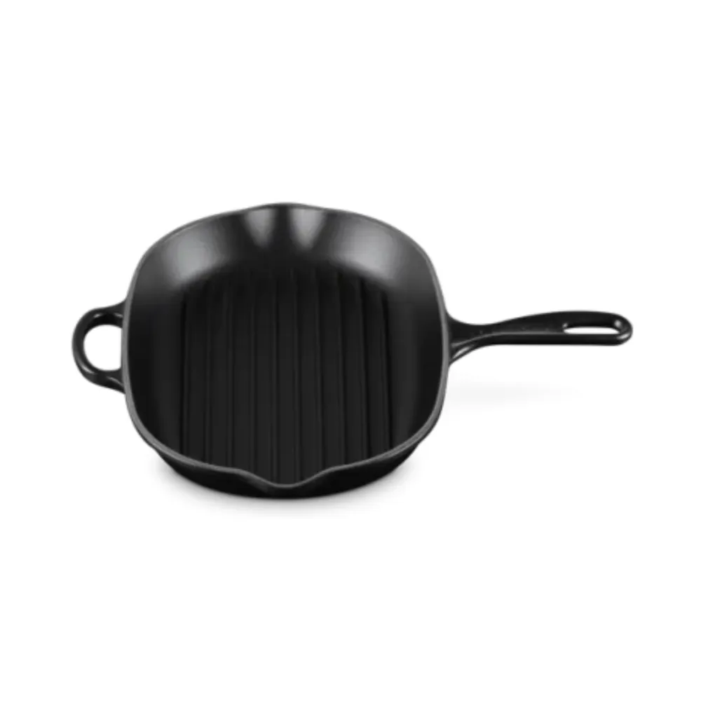 Skillet 32cm Grill Ovale En Fonte Emaillée LECREUSET