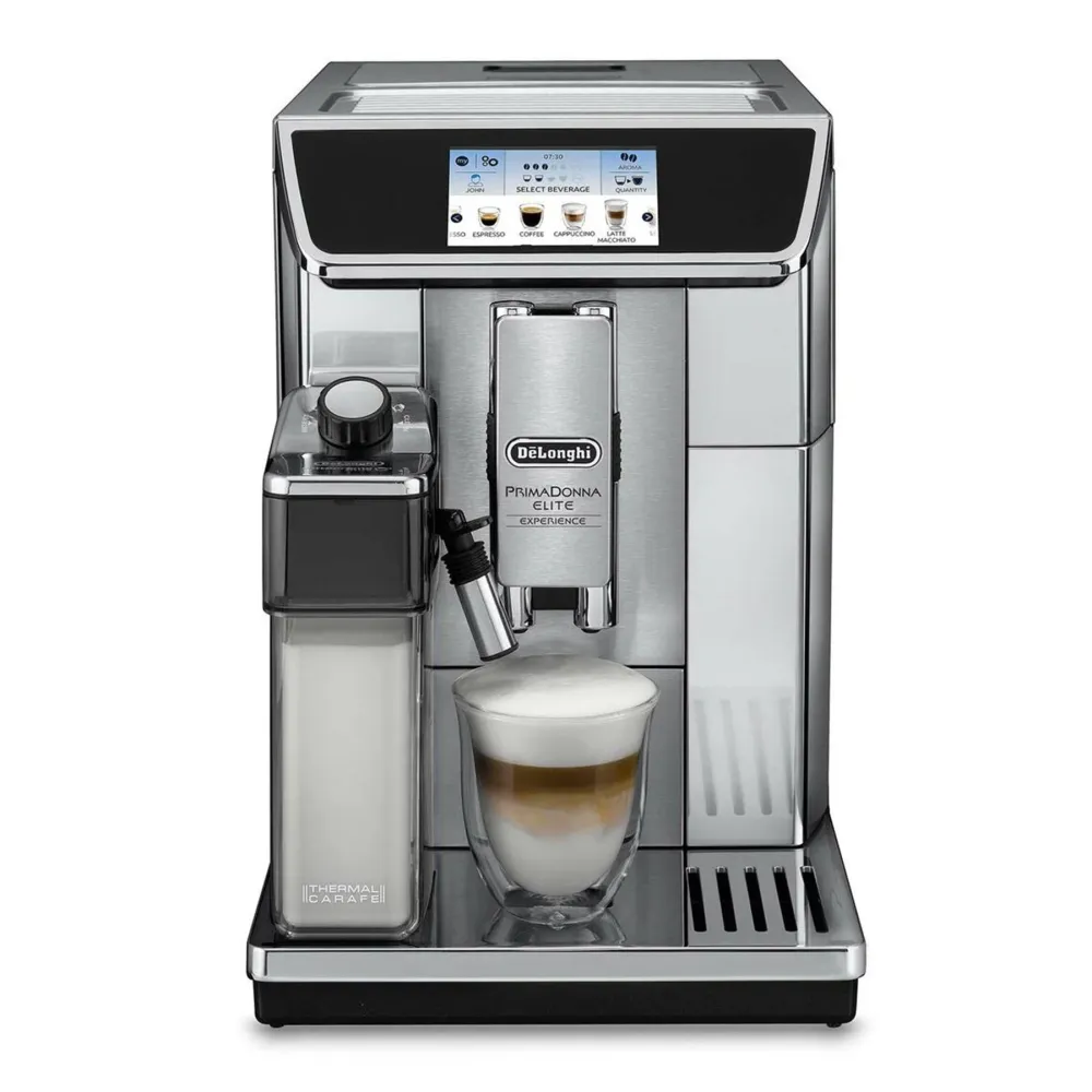 Électroménager silencieux Delonghi PrimaDonna Elite Experience ECAM650.85.MS - Ton argent