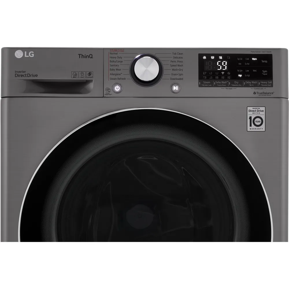 LG Centre de buanderie tout-en-un électrique avec technologie TurboWash™ WM3555HVA