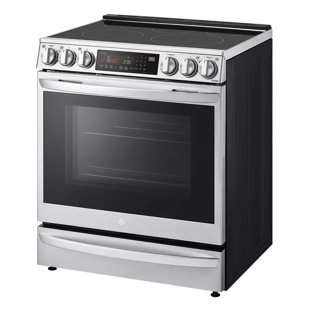 LG - Cuisinière 6,3 pi³ avec Smart Wi-Fi - AirFry