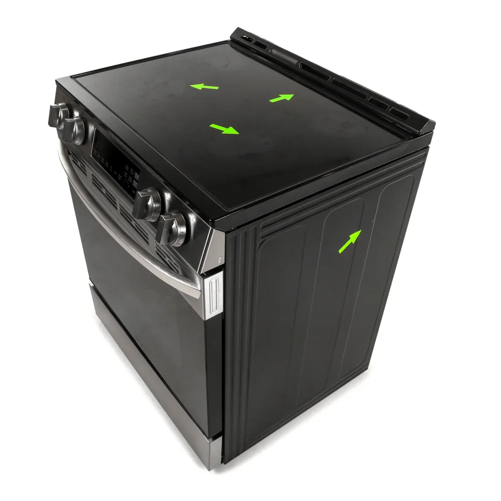 LG - Cuisinière convection avec ventilateur électrique de 30 po et 6,3 pi³