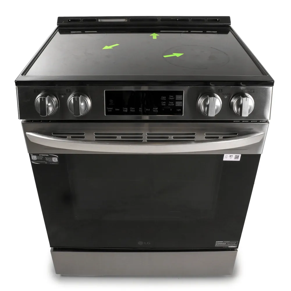 LG - Cuisinière convection avec ventilateur électrique de 30 po et 6,3 pi³