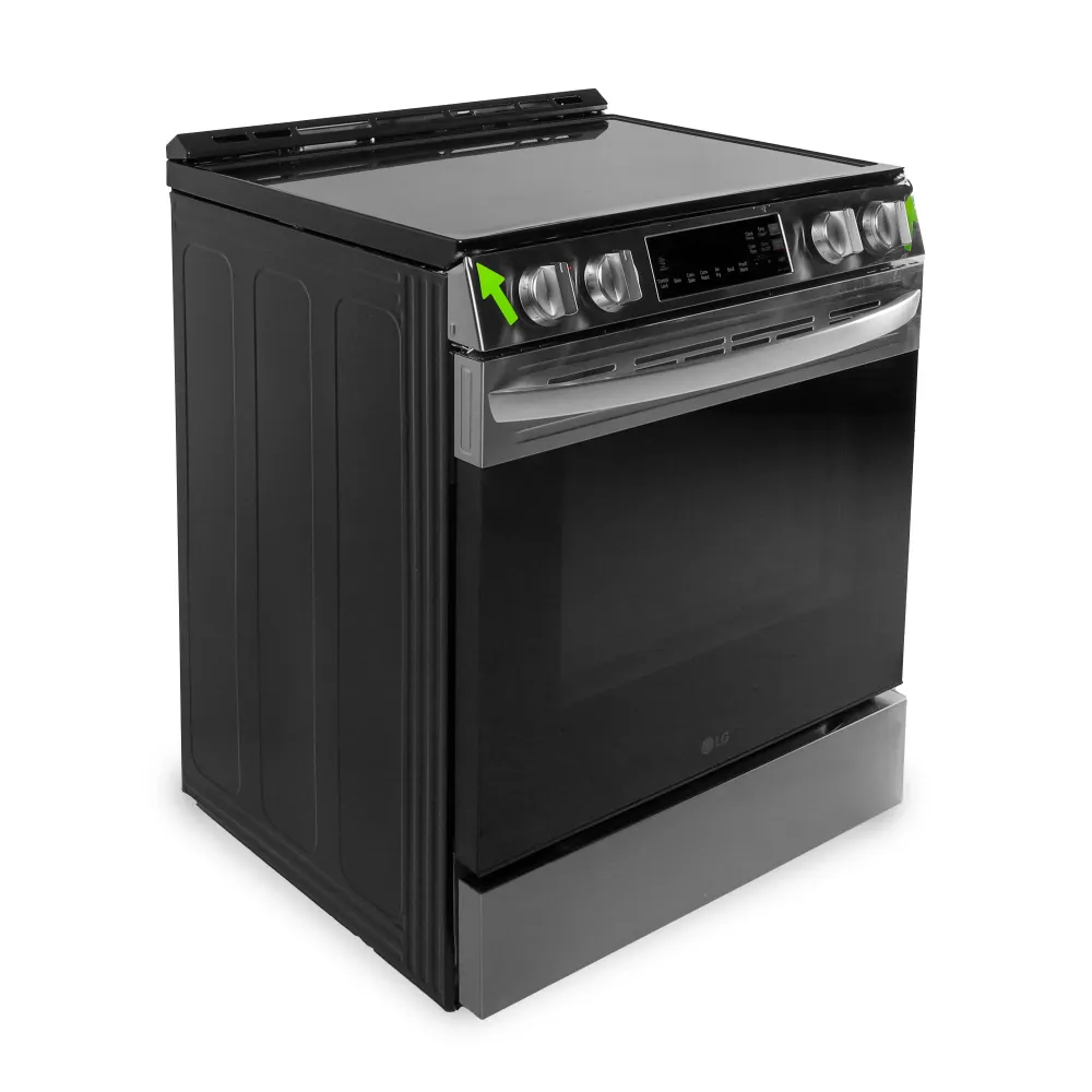 LG - Cuisinière encastrable à convection avec ventilateur électrique de 30 po et 6,3 pi³