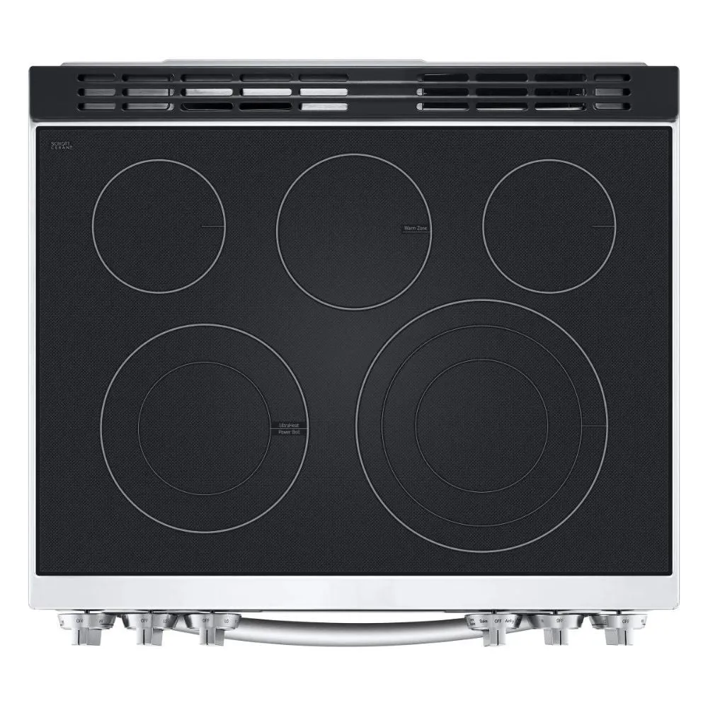 LG - Cuisinière électrique intelligente avec friteuse à air