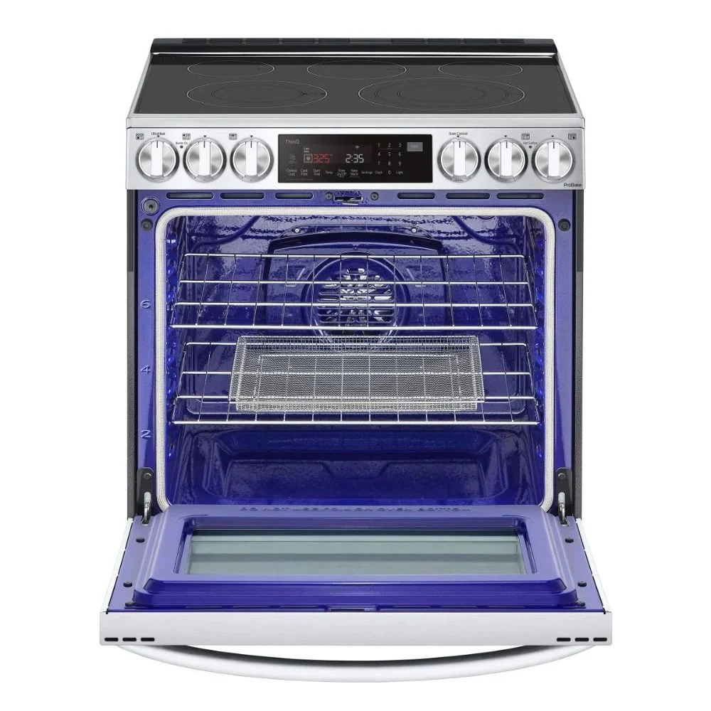 LG - Cuisinière électrique intelligente avec friteuse à air