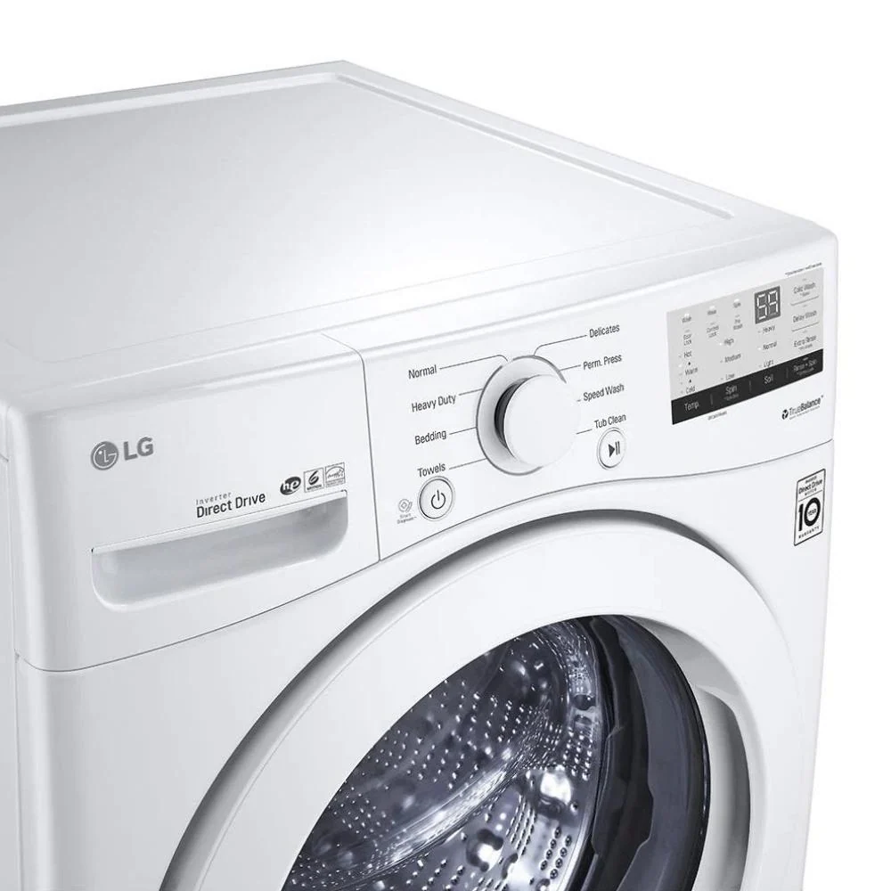 LG - Laveuse à chargement frontal à très grande capacité de 5,2 pi³
