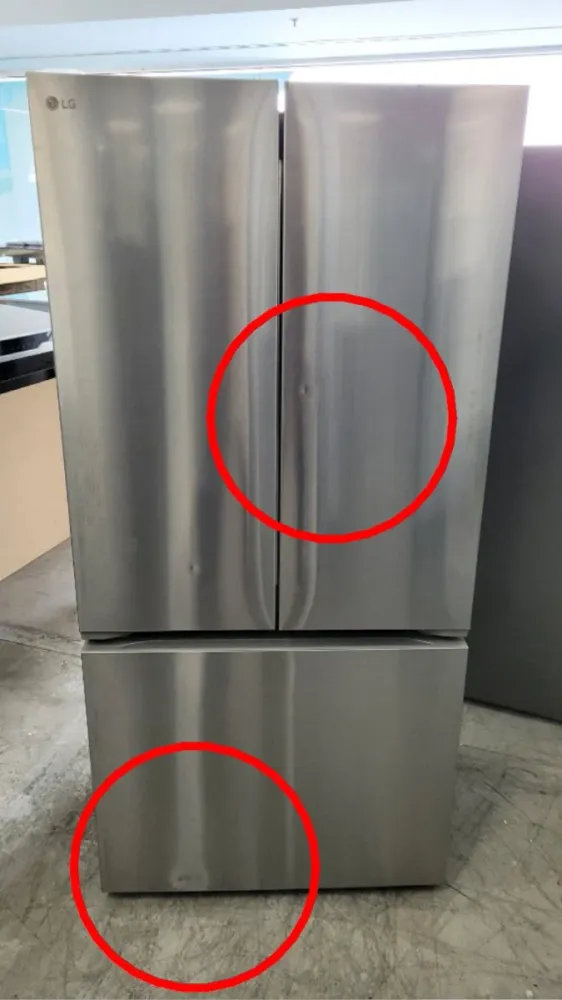 LF21C6200S - RÉFRIGÉRATEURS - LG - Trois Portes Avec Porte À Deux Battants - Acier inoxydable - Boîte Ouverte