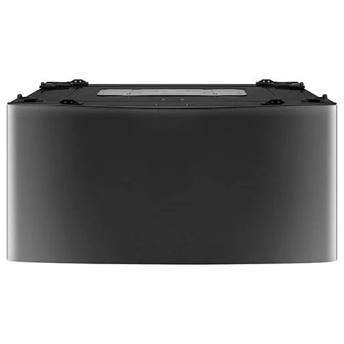 WD100CK - PIÉDESTAUX DE BUANDERIE - LG - Tiroir de Rangement - Noir inoxydable - Boîte Ouverte