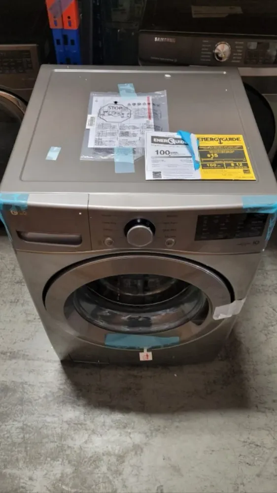 WM3400CV - LAVEUSES - LG - Chargement frontal - Acier graphite - Boîte Ouverte