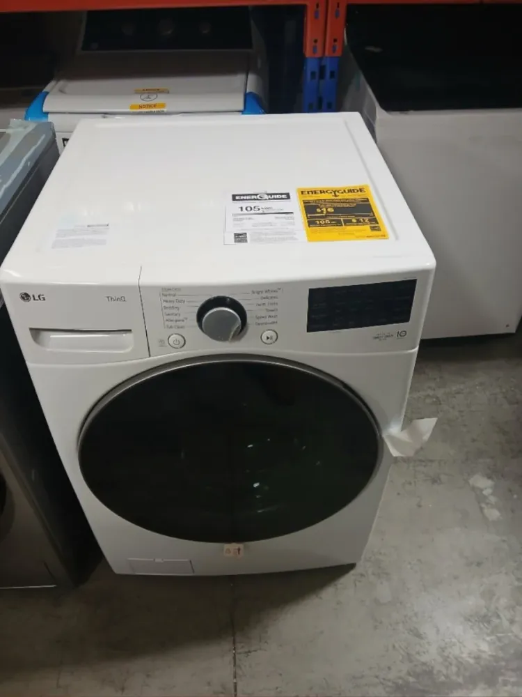 WM3850HWA - LAVEUSES - LG - À chargement frontal - Blanc - Boîte Ouverte
