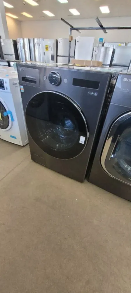 WM6998HBA - LAVEUSE SÉCHEUSE SUPERPOSÉES - LG - Tout en un - Électrique - Acier inoxydable noir - Boîte Ouverte