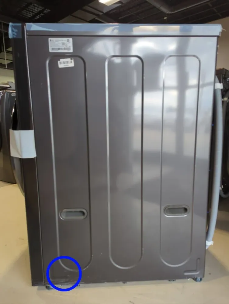 WM6998HBA - LAVEUSE SÉCHEUSE SUPERPOSÉES - LG - Tout en un - Électrique - Acier inoxydable noir - Boîte Ouverte