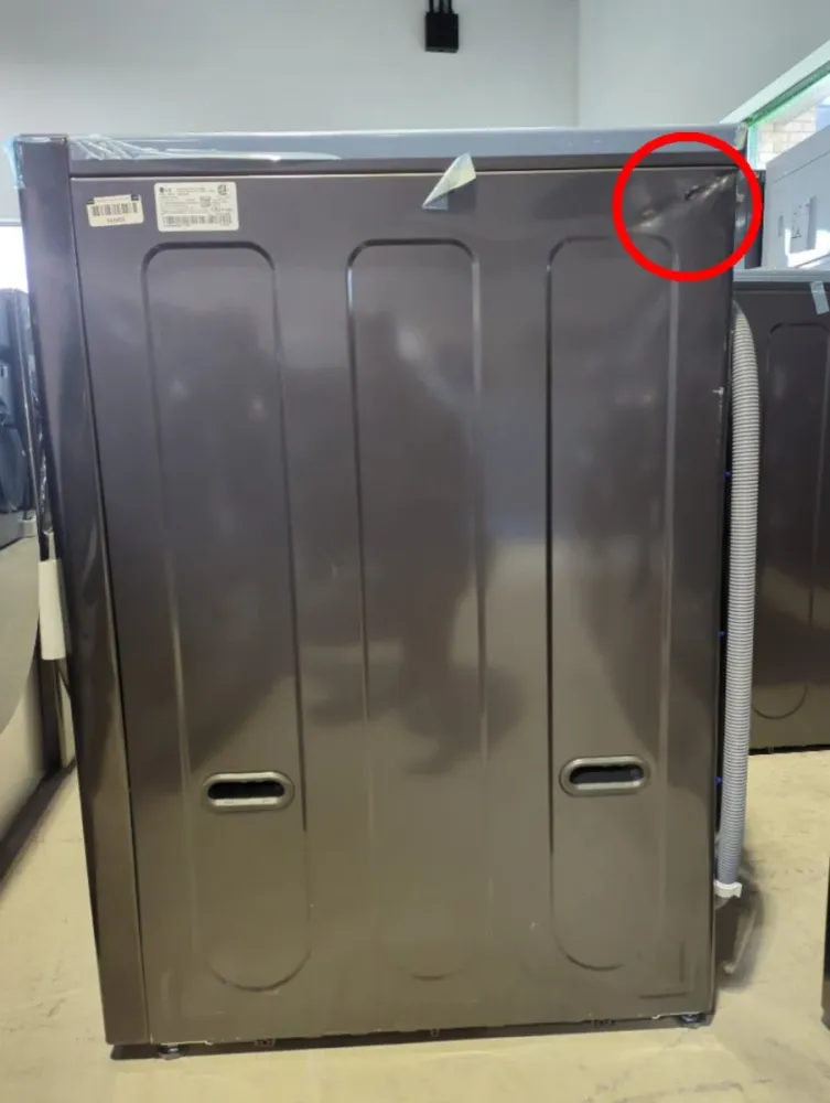 WM6998HBA - LAVEUSE SÉCHEUSE SUPERPOSÉES - LG - Tout en un - Électrique - Acier inoxydable noir - Boîte Ouverte