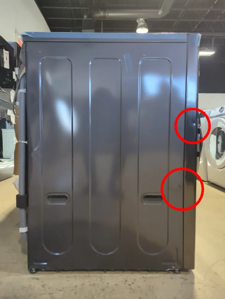 WM6998HBA - LAVEUSE SÉCHEUSE SUPERPOSÉES - LG - Tout en un - Électrique - Acier inoxydable noir - Boîte Ouverte