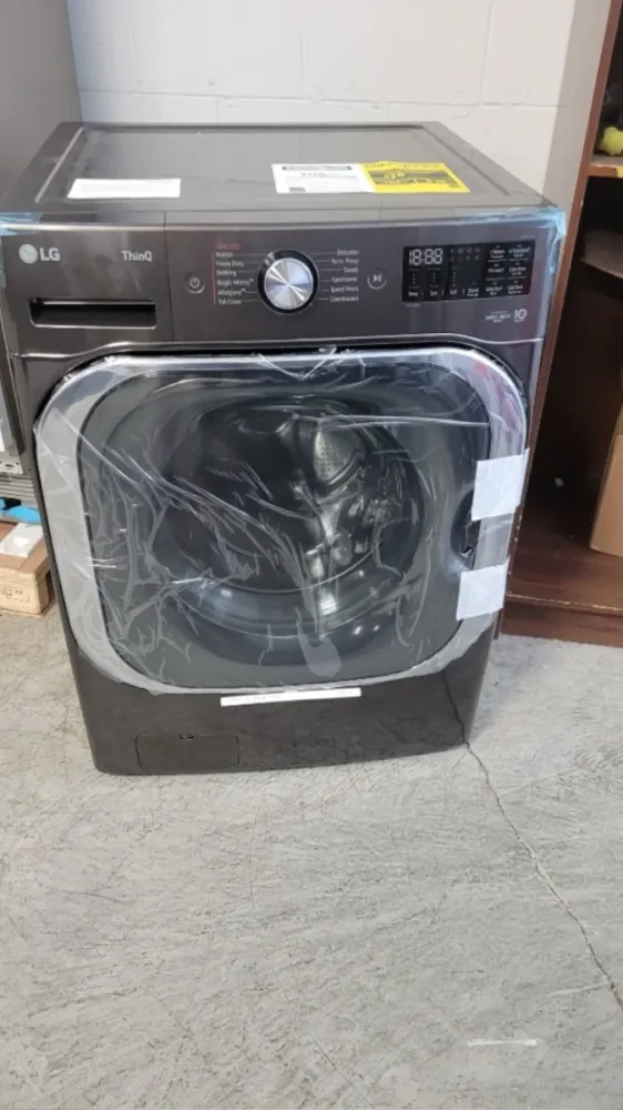 WM8900HBA - LAVEUSES - LG - Chargement frontal - Acier Inoxydable Noir - Boîte Ouverte