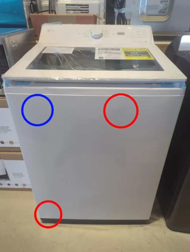 WT8200CW - LAVEUSES - LG - Chargement Vertical - Blanc - Boîte Ouverte