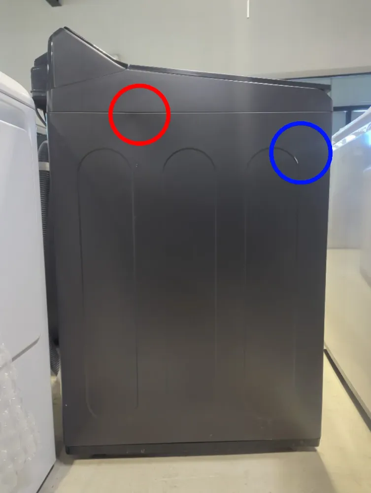WT8600CB - LAVEUSES - LG - Chargement vertical - Noir - Boîte Ouverte