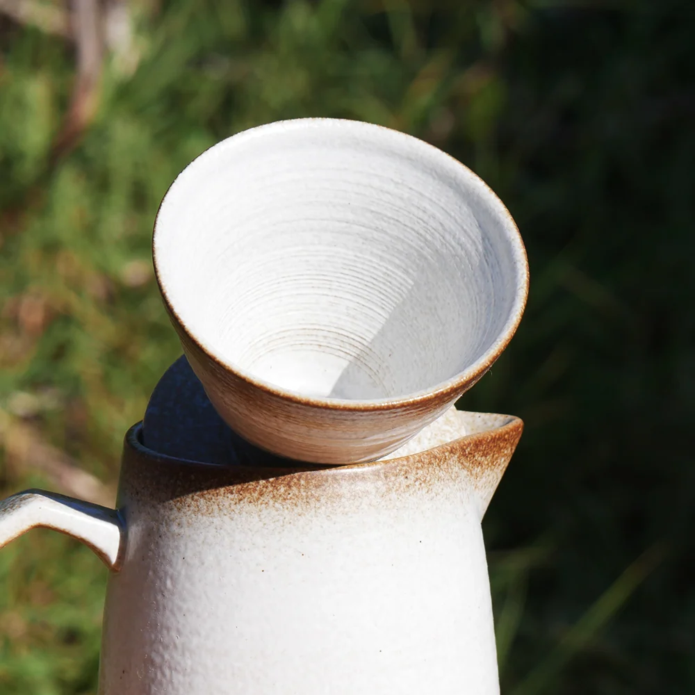 Cafetière filtre manuelle V60 "Crème" Ma boutique