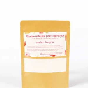 Poudre naturelle pour aspirateur ambre fougère Ma boutique