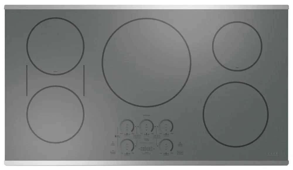 Cafe 36" 5-Element Electric Cooktop - Stainless - CHP90362TSS | Surface de cuisson électrique Café de 36 po à 5 éléments -...